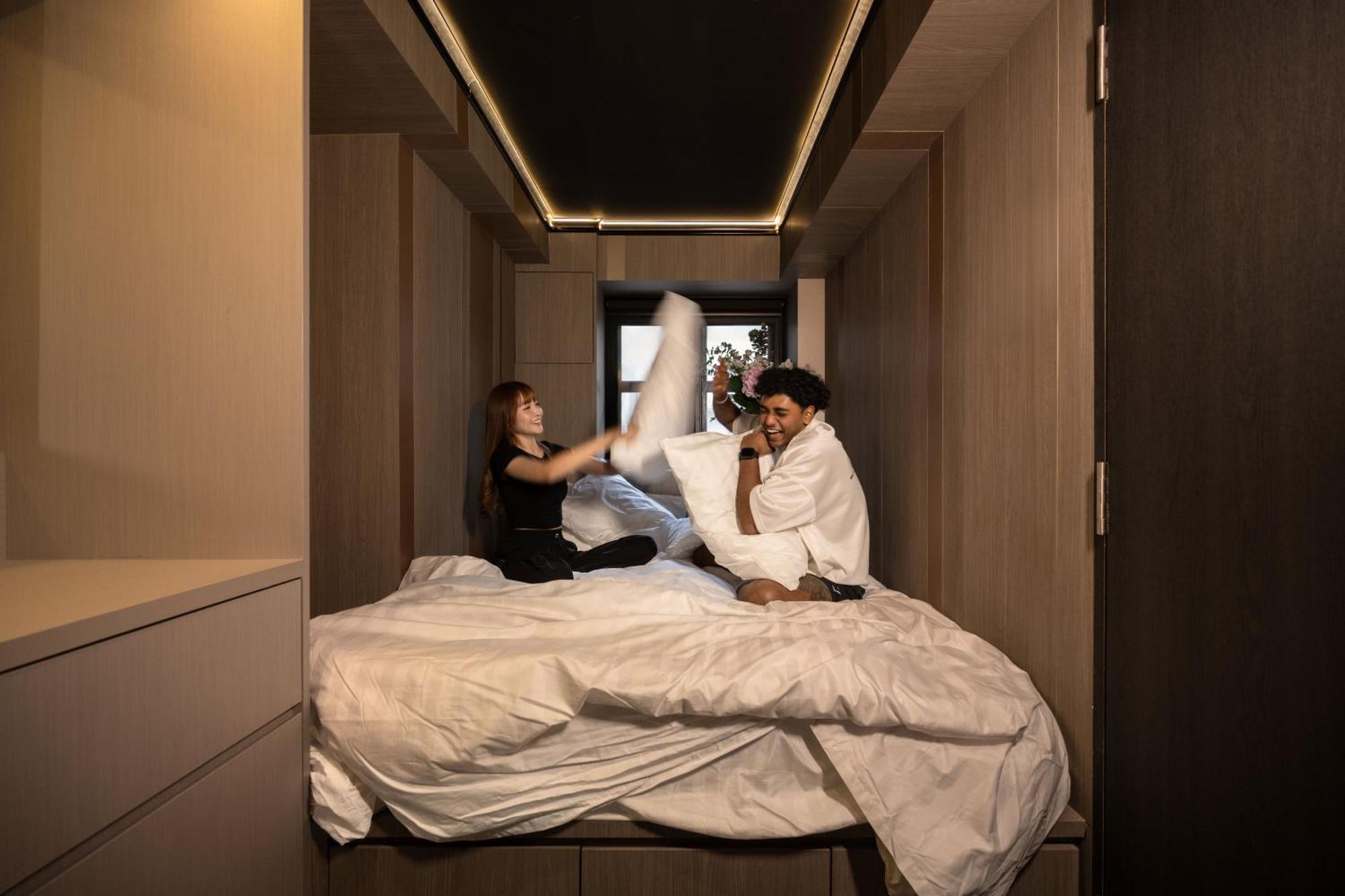 Cube Social Boutique Capsule Hotel At Boat Quay Singapur Zewnętrze zdjęcie