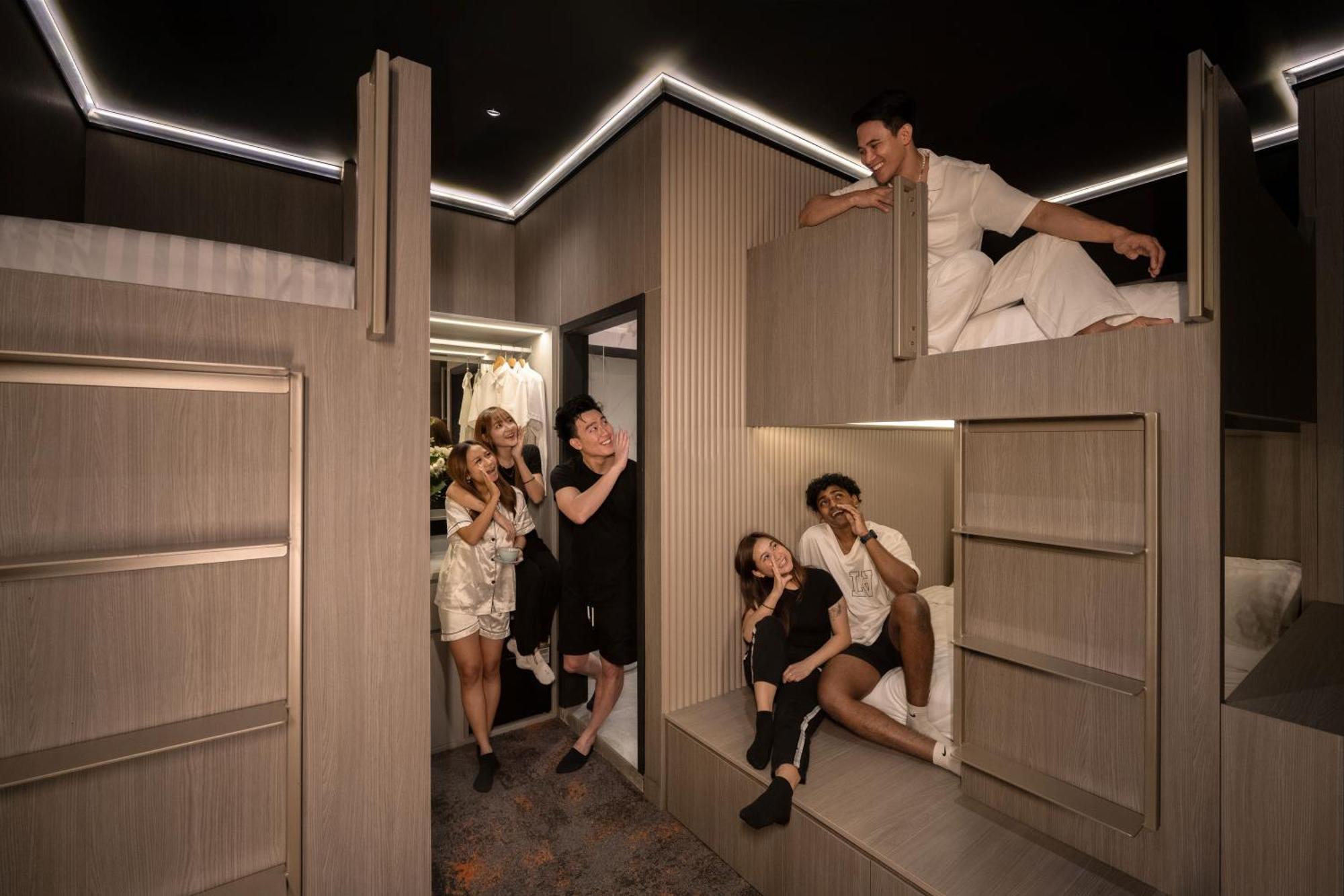 Cube Social Boutique Capsule Hotel At Boat Quay Singapur Zewnętrze zdjęcie