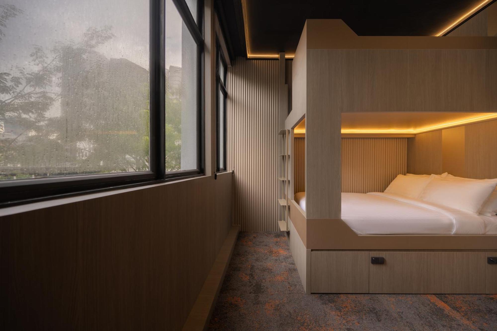 Cube Social Boutique Capsule Hotel At Boat Quay Singapur Zewnętrze zdjęcie